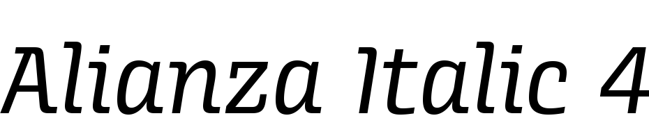 Alianza Italic 400 Font Download Free